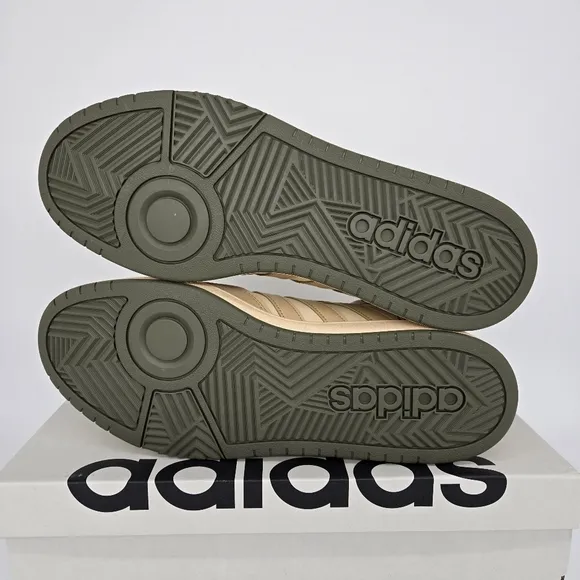 New adidas Hoops 3.0 Mid Winter Magic Beige Men's Basketball Shoes Size 12