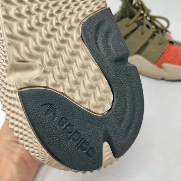 NEW Adidas Originals Prophere Trace Olive Army Green and Orange Size 6 / 38 2/3