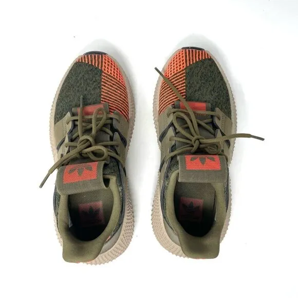 NEW Adidas Originals Prophere Trace Olive Army Green and Orange Size 6 / 38 2/3