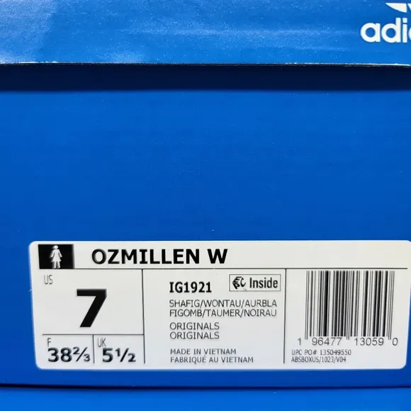 New adidas Ozmillen Shadow Fig Wonder Women's Running Shoes Size 7
