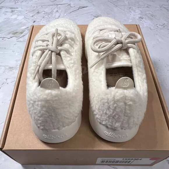 NEW Allbirds Merino Wool Runner Fluff WOMENS 8 White Sneaker Shoes LIMITED NIB