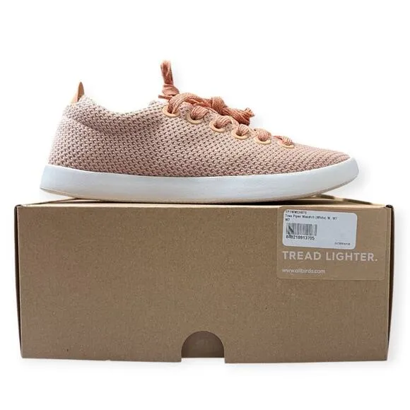 NEW Allbirds Tree Piper WOMENS 7 Sneakers Shoes Wasatch Peach Eucalyptus NIB