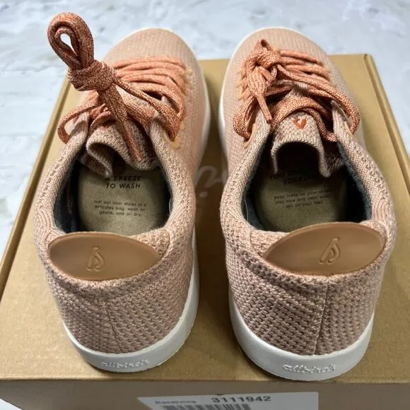 NEW Allbirds Tree Piper WOMENS 7 Sneakers Shoes Wasatch Peach Eucalyptus NIB