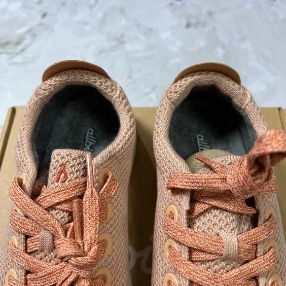 NEW Allbirds Tree Piper WOMENS 7 Sneakers Shoes Wasatch Peach Eucalyptus NIB
