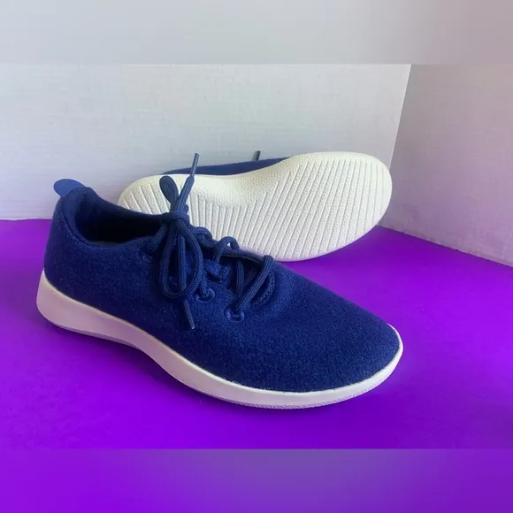 New Allbirds Women's Tree Runners Kauri Zin Blue Comfort Shoes 9