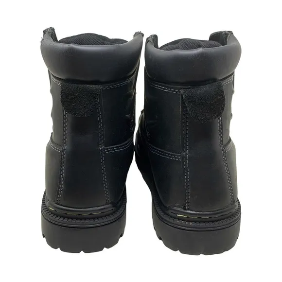 New Avenger Men's Sz 13 Steel Toe Internal Met Guard Work Boots Black A7300 NIB