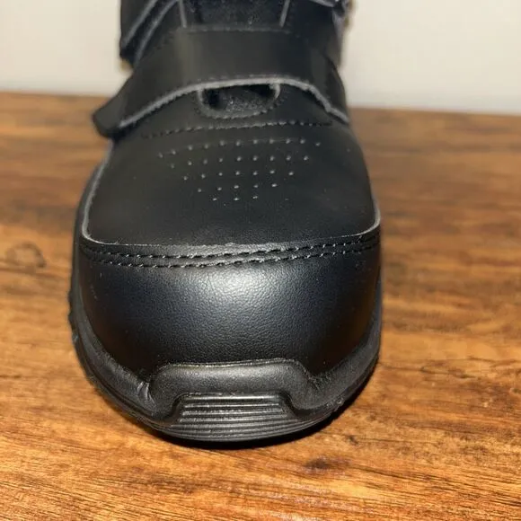 NEW Avengers Work Shoes Court EZ On Composite Toe Mens Size 9M Sneakers Black