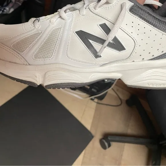 New Balance 519 Men's Cross-Training Gray and White Walking Shoes, 9.5 D