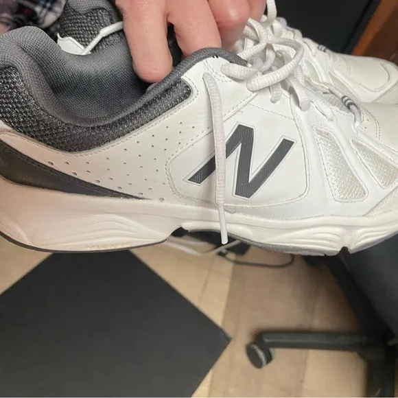 New Balance 519 Men's Cross-Training Gray and White Walking Shoes, 9.5 D