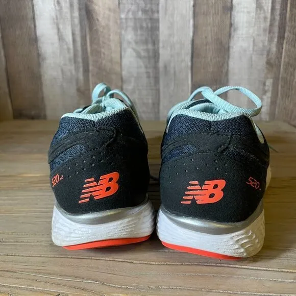 New Balance 520 V2 Gray Blue Running Shoes Sneakers