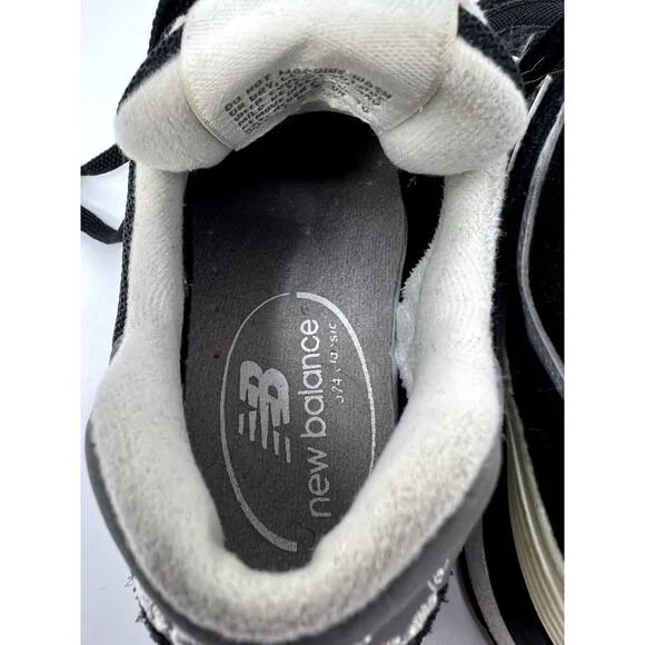 New Balance 574 Classic Athletic Sneakers Shoes Men 5 Black Suede W574SKW