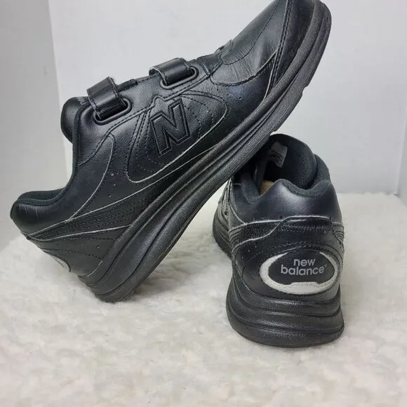 New Balance 577 Black - MW577VK Size 10 Walking Shoes Leather Strap