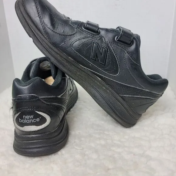 New Balance 577 Black - MW577VK Size 10 Walking Shoes Leather Strap