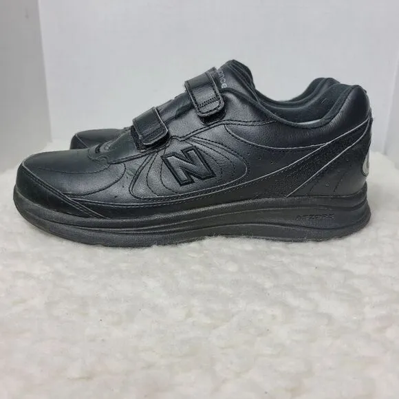 New Balance 577 Black - MW577VK Size 10 Walking Shoes Leather Strap