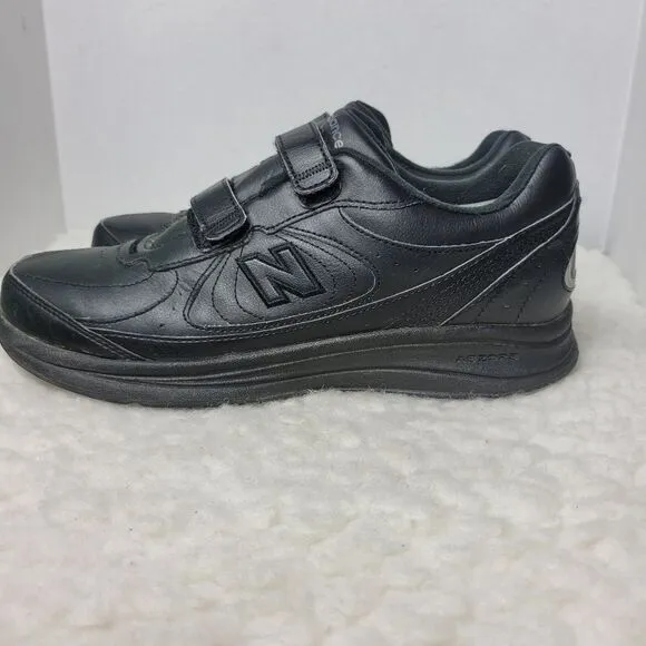 New Balance 577 Black - MW577VK Size 10 Walking Shoes Leather Strap