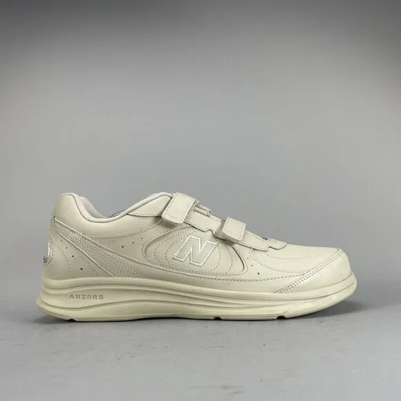 New Balance 577 Mens 11.5 D Walking Shoes Sneaker Bone Leather Adjustable Straps