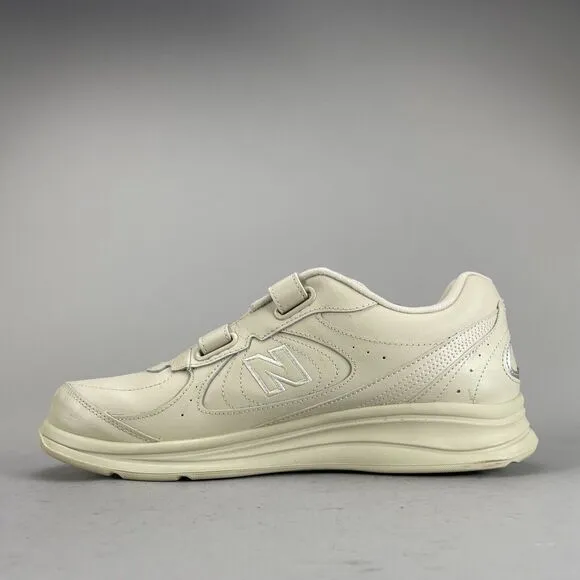 New Balance 577 Mens 11.5 D Walking Shoes Sneaker Bone Leather Adjustable Straps