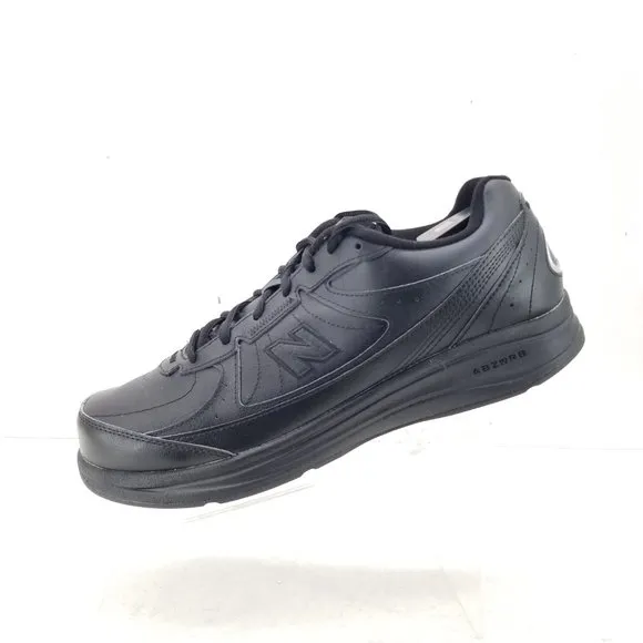 New Balance 577 Mens Walking Shoes Black Lace Up DSL-2 Sneakers Size 12 2E Wide