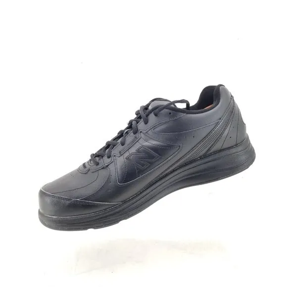 New Balance 577 Mens Walking Shoes Black Lace Up DSL-2 Sneakers Size 12 2E Wide