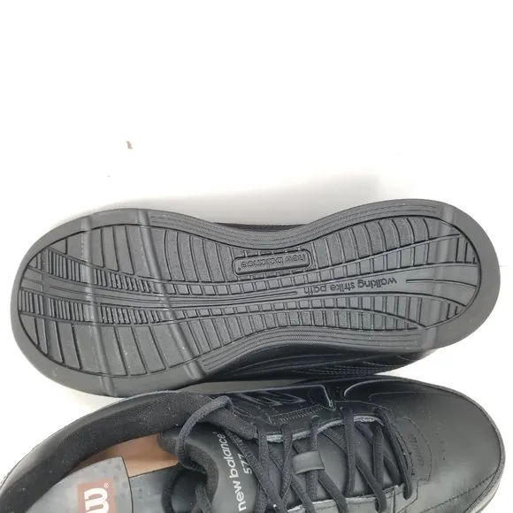 New Balance 577 Mens Walking Shoes Black Lace Up DSL-2 Sneakers Size 12 2E Wide