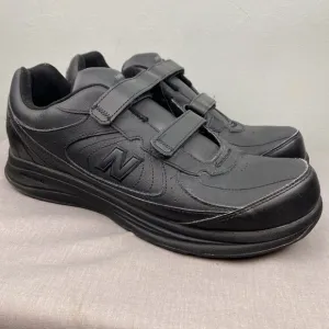 New Balance 577 Walking Shoes Men 13 M Black Hook And Loop Sneakers MW577VK