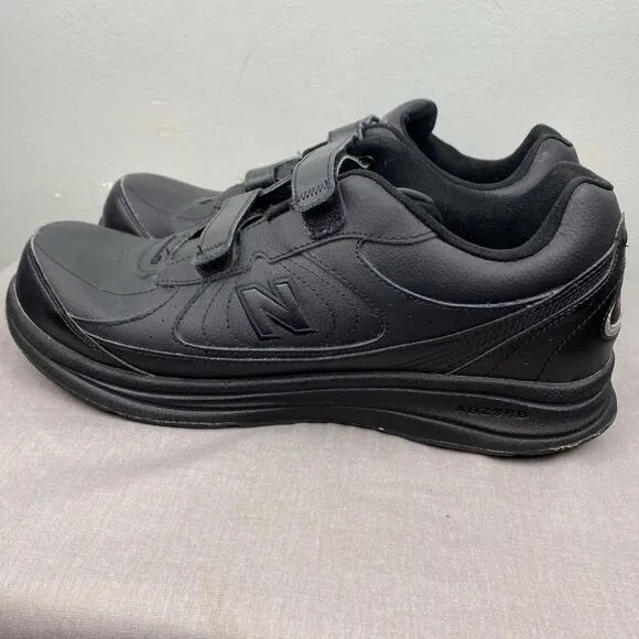 New Balance 577 Walking Shoes Men 13 M Black Hook And Loop Sneakers MW577VK