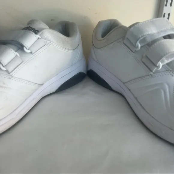 New Balance 813 Shoes White Double Strap Leather Walking Shoes Men's 11 EUC