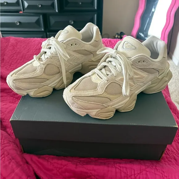 New Balance 9060 &quot;Beige/White&quot; sneakers