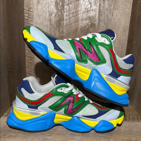 New Balance 9060 Beach Glass Pink Multicolor Sneakers Sz 40