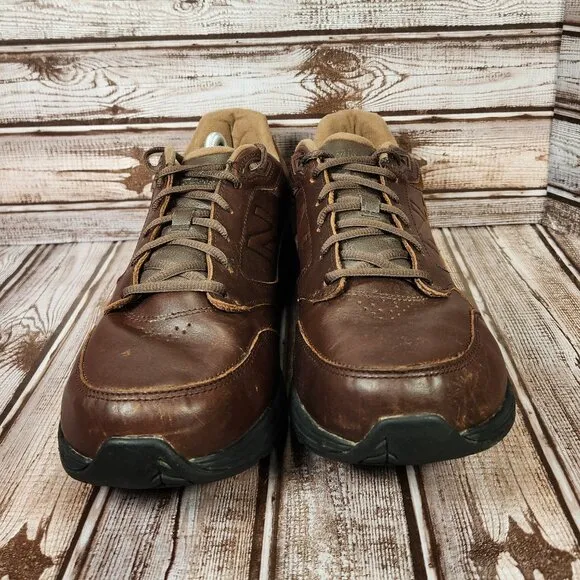 NEW BALANCE 928v3 Men's 11 D Brown Leather Walking Sneakers Shoes MWR928BR3