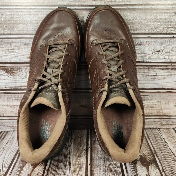 NEW BALANCE 928v3 Men's 11 D Brown Leather Walking Sneakers Shoes MWR928BR3