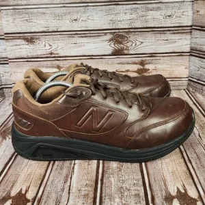 NEW BALANCE 928v3 Men's 11 D Brown Leather Walking Sneakers Shoes MWR928BR3