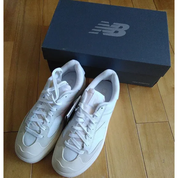New Balance CT302 White Beige Chunky Leather Shoes Sneakers | Men's Size 12 NIB