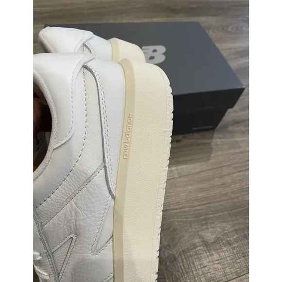 New Balance CT302 White Beige Chunky Leather Shoes Sneakers | Men's Size 12 NIB