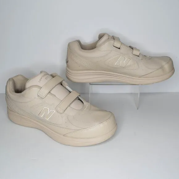 New Balance Men's 577 Walking Shoes Hook and Loop Beige Size 15 4E Wide | AQ