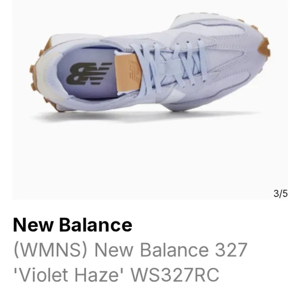 New Balance Purple Violet Haze 327s Chunky Waffle Soled Eclectic Grampa Sneakers