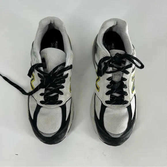 New Balance Shoes Men 8 Silver Black 990 V5 Running Comfort Sneakers Made In USA