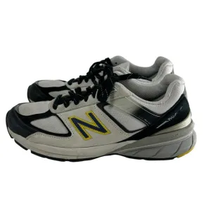 New Balance Shoes Men 8 Silver Black 990 V5 Running Comfort Sneakers Made In USA
