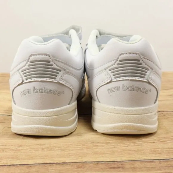 New Balance Shoes Mens 8 4E Extra Wide White Hook Loop Straps Walking 576VW