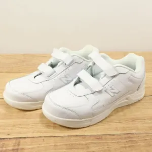 New Balance Shoes Mens 8 4E Extra Wide White Hook Loop Straps Walking 576VW