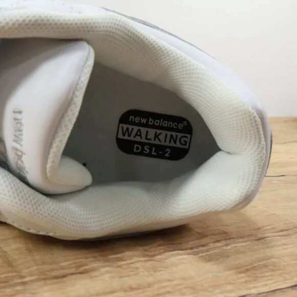 New Balance Shoes Mens 8 4E Extra Wide White Hook Loop Straps Walking 576VW