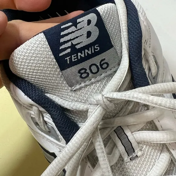 New Balance Size 12 Men's 806 Tennis White Dad Shoe Sneakers
