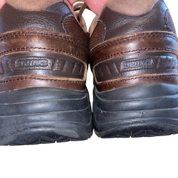 New Balance Sneakers Mens Size 8 MW928BR2 Brown Leather Walking Shoes Lace Up