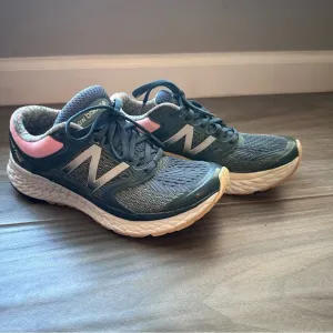 New Balance Women's Blue and Pink Running Shoes