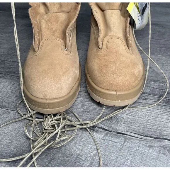 NEW Belleville Boots Mens 14.5 Tan 790 ST‎ Steel Toe Suede Combat Waterproof