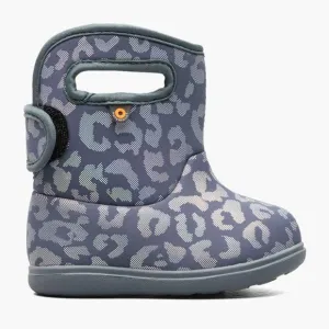 New BOGS II Metallic Leopard Waterproof Rain Boots Size 8 Toddler Kids Baby