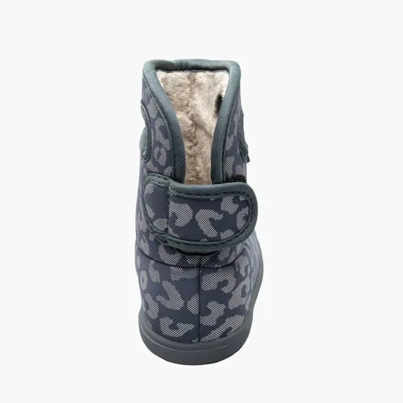 New BOGS II Metallic Leopard Waterproof Rain Boots Size 8 Toddler Kids Baby