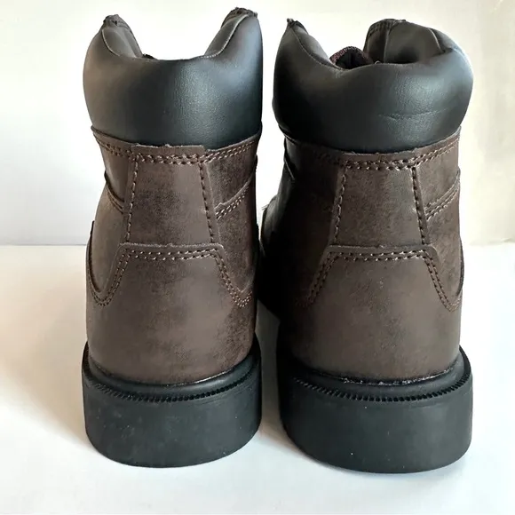 NEW BRAHMA RAID 6” BROWN STEEL TOE LACE-UP WORK BOOTS Sz13