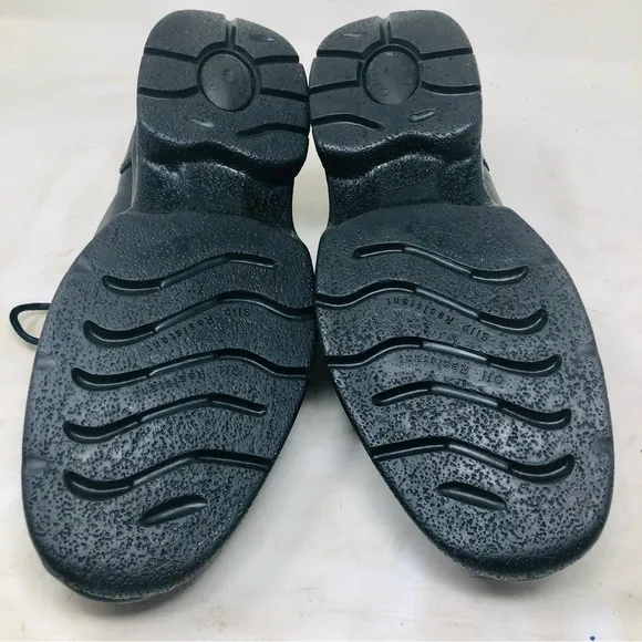 New Carolina Men’s Black Leather Work shoes