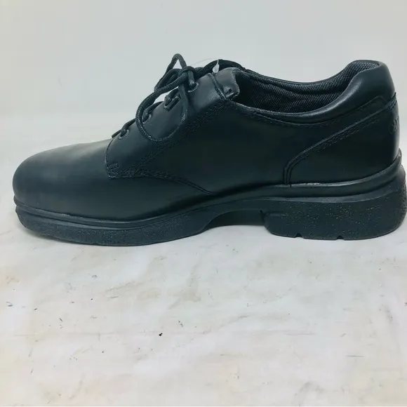 New Carolina Men’s Black Leather Work shoes